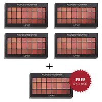 Revolution Pro Lipstick Kit Nudes 4pc Set + 1 Full Size Product Worth 25% Value Free