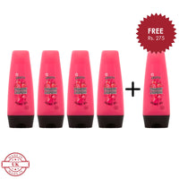 Superdrug Fruity Strawberry and Raspberry Shower Gel Gel 250ml 4Pcs Set + 1 Full Size Product Worth 25% Value Free