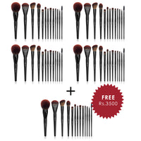 Jessup 13pcs Black Essential Collection 4pc Set + 1 Full Size Product Worth 25% Value Free