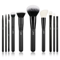 Jessup 10pcs Customary Brush Set 4pc Set + 1 Full Size Product Worth 25% Value Free