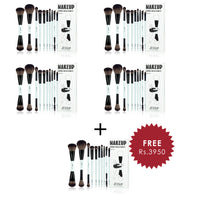 Jessup 14-in-10 Duo-End Brush Versatility Collection 4pc Set + 1 Full Size Product Worth 25% Value Free
