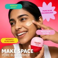 Trouble Maker Make Space Pore Blur Primer 4pc Set + 1 Full Size Product Worth 25% Value Free