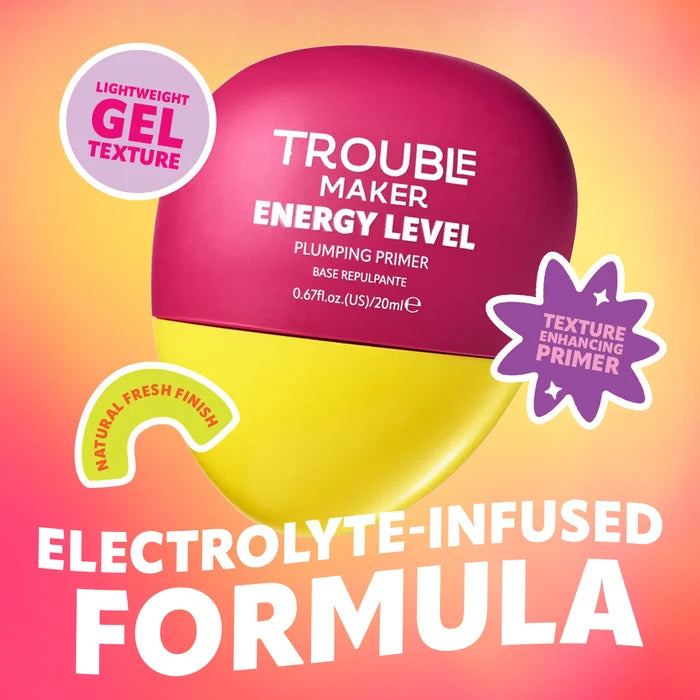 Trouble Maker Energy Level Plumping Primer 4pc Set + 1 Full Size Product Worth 25% Value Free
