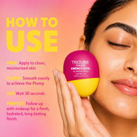 Trouble Maker Energy Level Plumping Primer 4pc Set + 1 Full Size Product Worth 25% Value Free