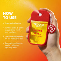Trouble Maker Energy Level Plumping Setting Mist 4pc Set + 1 Full Size Product Worth 25% Value Free