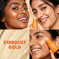 Trouble Maker Ziggy Stick Glass Highlight Stardust Gold 4pc Set + 1 Full Size Product Worth 25% Value Free