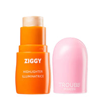 Trouble Maker Ziggy Stick Glass Highlight Stardust Gold 4pc Set + 1 Full Size Product Worth 25% Value Free
