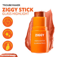 Trouble Maker Ziggy Stick Glass Highlight Daydream Bronze 4pc Set + 1 Full Size Product Worth 25% Value Free