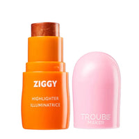 Trouble Maker Ziggy Stick Glass Highlight Daydream Bronze 4pc Set + 1 Full Size Product Worth 25% Value Free