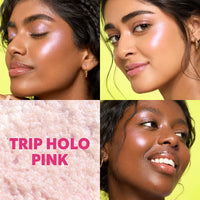 Trouble Maker Jellie Joe Stick Highlight Flip Trip Holo Pink 4pc Set + 1 Full Size Product Worth 25% Value Free