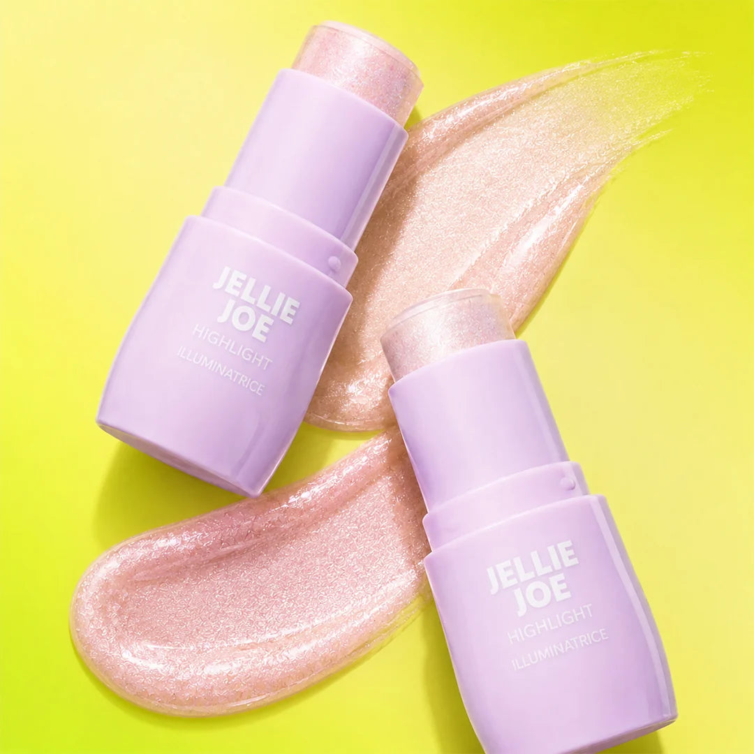 Trouble Maker Jellie Joe Stick Highlight Flip Trip Holo Pink 4pc Set + 1 Full Size Product Worth 25% Value Free