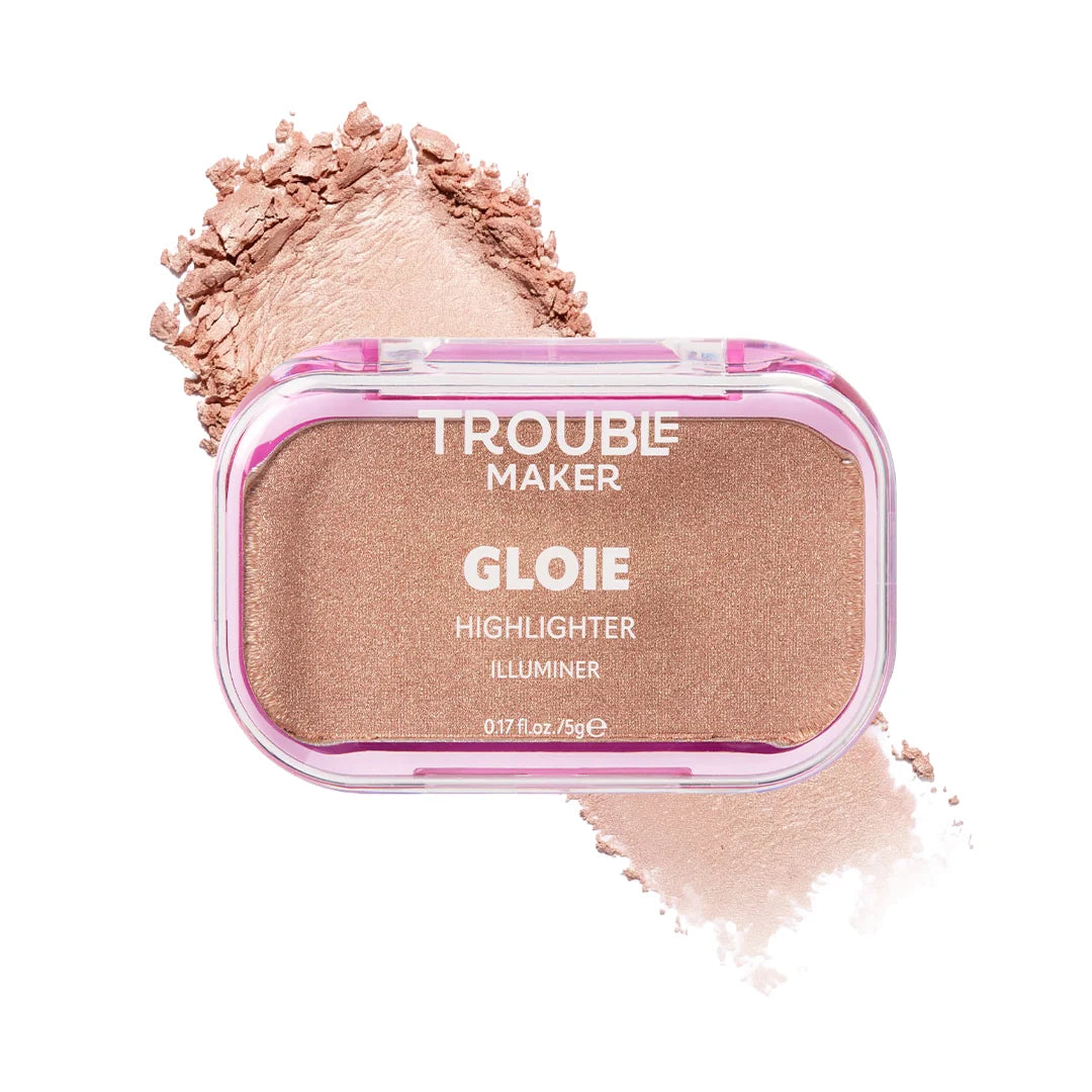 Trouble Maker Gloie Lighter Highlight Lil Lumi Light Pink 4pc Set + 1 Full Size Product Worth 25% Value Free