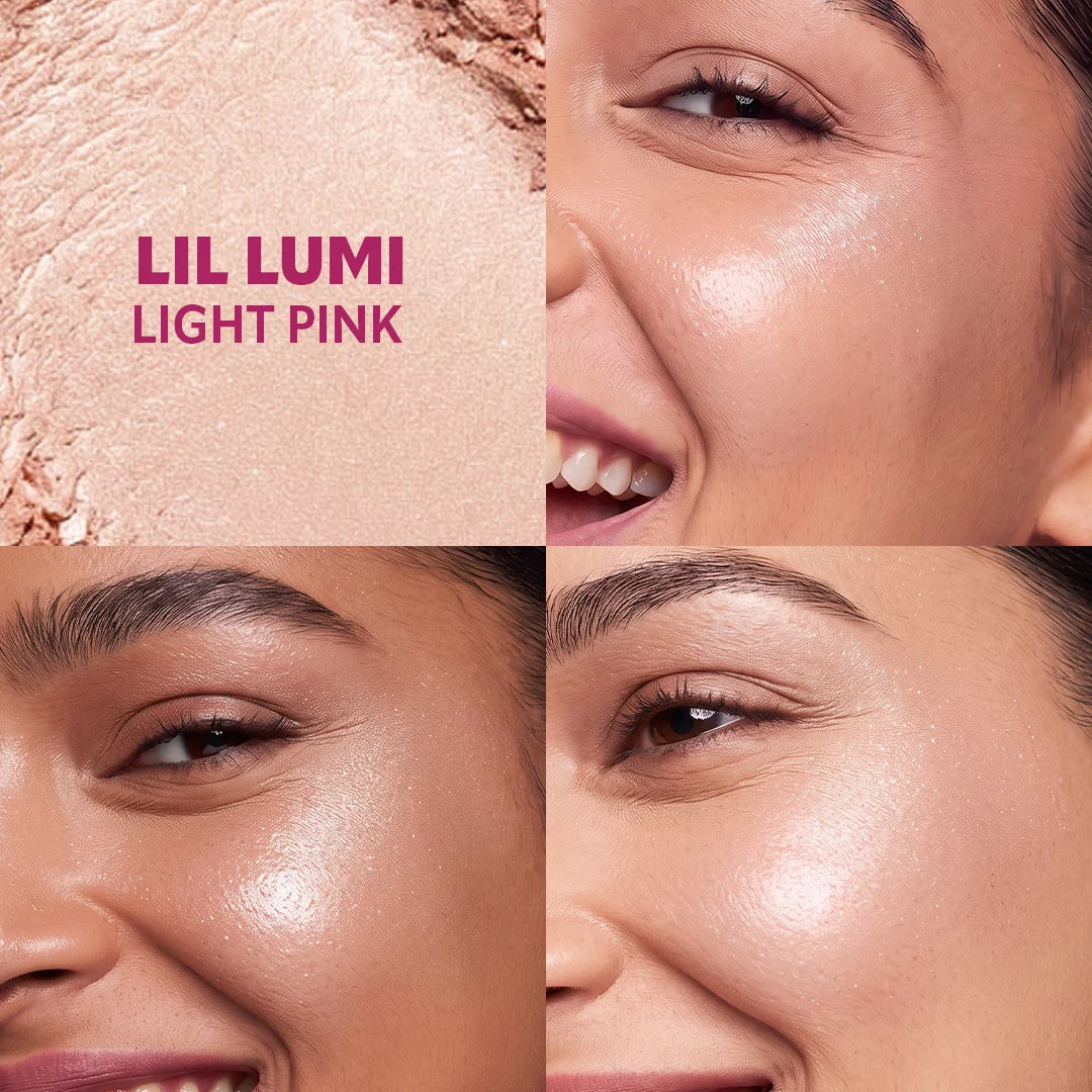 Trouble Maker Gloie Lighter Highlight Lil Lumi Light Pink 4pc Set + 1 Full Size Product Worth 25% Value Free