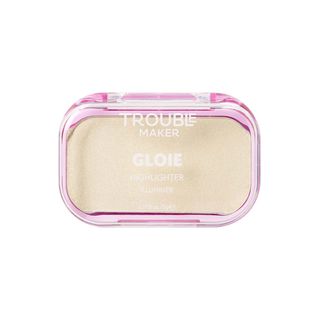 Trouble Maker Gloie Lighter Highlight Disco Dust Light Gold 4pc Set + 1 Full Size Product Worth 25% Value Free
