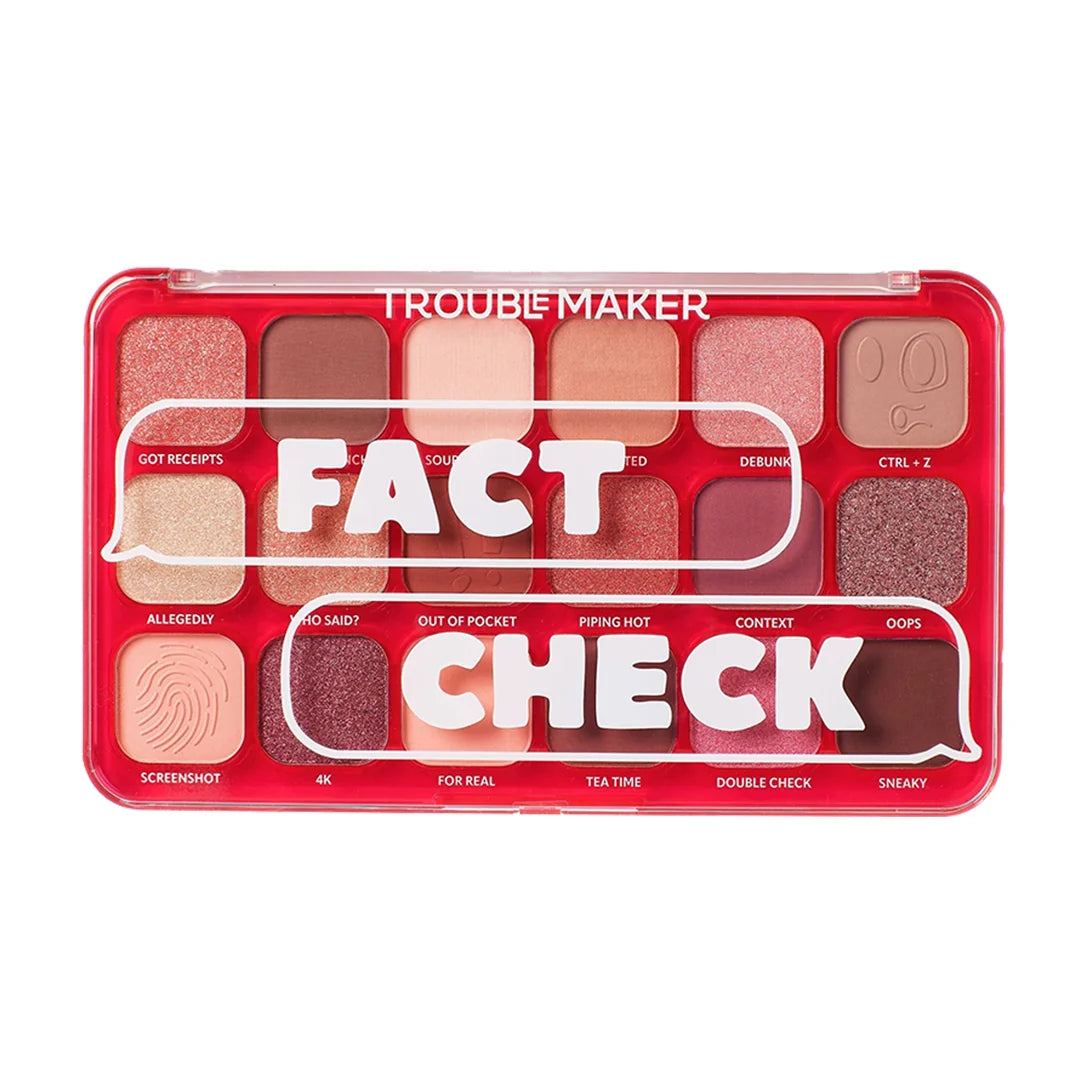 Trouble Maker Big Trouble Shadow Palette Fact Check 4pc Set + 1 Full Size Product Worth 25% Value Free