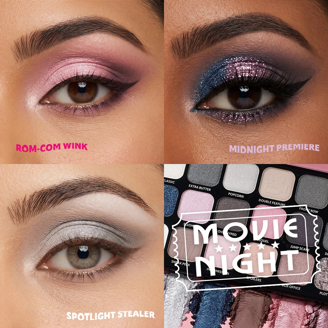 Trouble Maker Big Trouble Shadow Palette Movie Night 4pc Set + 1 Full Size Product Worth 25% Value Free