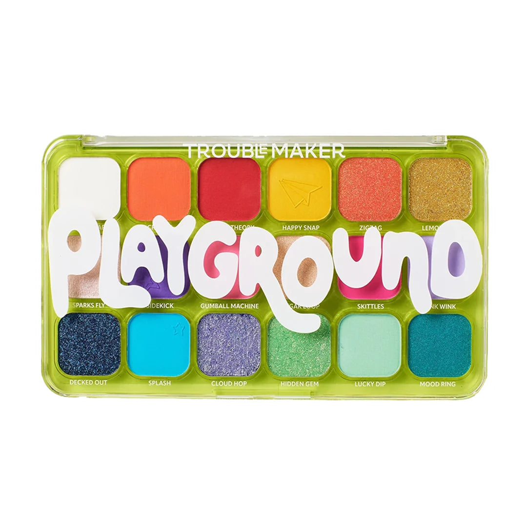 Trouble Maker Big Trouble Shadow Palette Playground 4pc Set + 1 Full Size Product Worth 25% Value Free