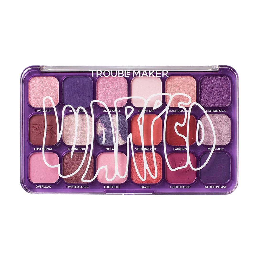 Trouble Maker Big Trouble Shadow Palette Warped 4pc Set + 1 Full Size Product Worth 25% Value Free