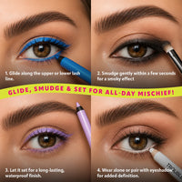 Trouble Maker Mischief Kohl Eyeliner Pencil After Hours Black 4pc Set + 1 Full Size Product Worth 25% Value Free