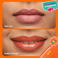 Trouble Maker Bubble Trouble Lip Gloss Ola Orange 4pc Set + 1 Full Size Product Worth 25% Value Free