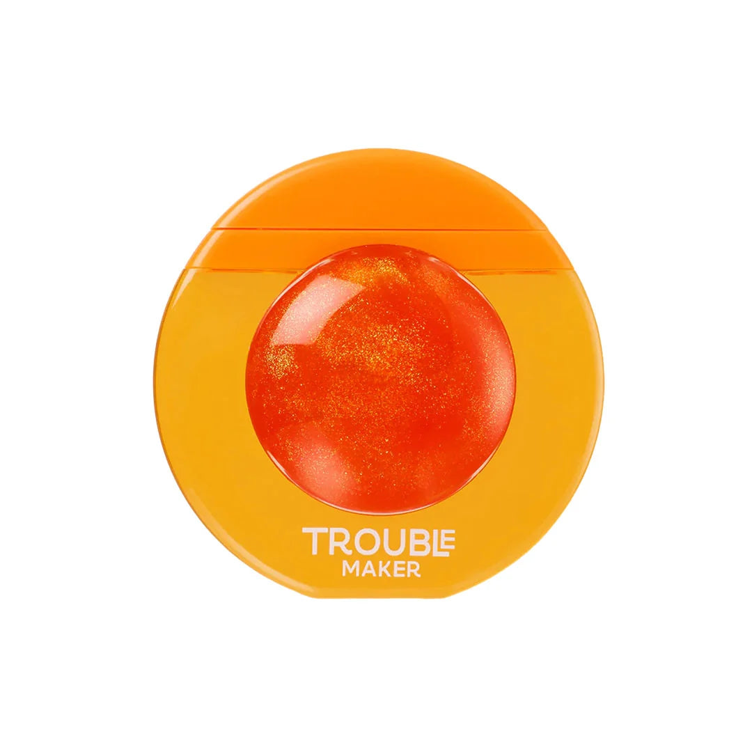Trouble Maker Bubble Trouble Lip Gloss Ola Orange 4pc Set + 1 Full Size Product Worth 25% Value Free