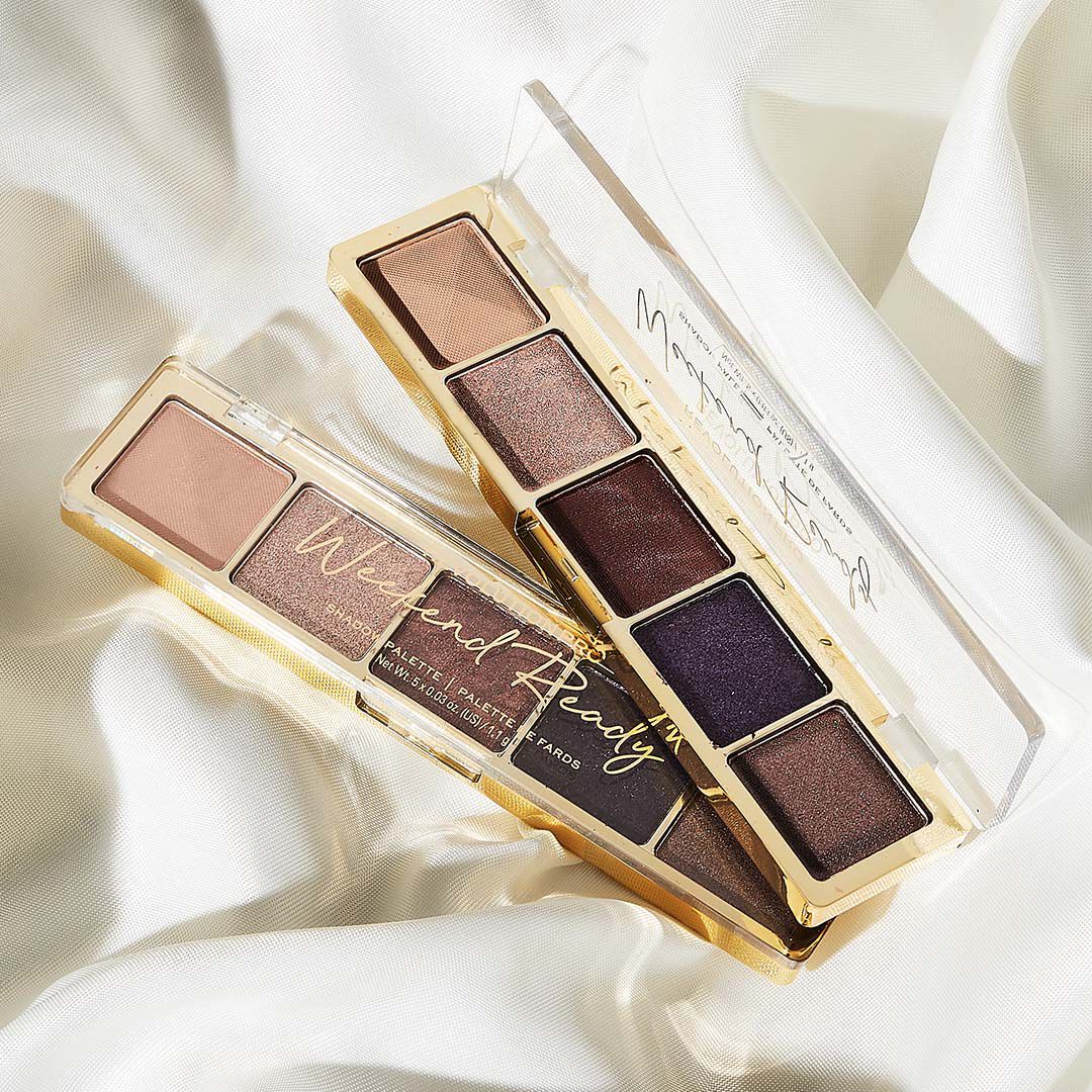 Revolution Pro Glam Eyeshadow Palette Weekend Ready Purple 4pc Set + 1 Full Size Product Worth 25% Value Free