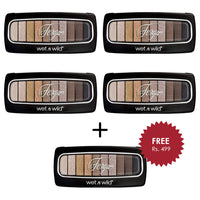 Wet N Wild Studio Eyeshadow Palette - Coming In Latte 4Pcs Set + 1 Full Size Product Worth 25% Value Free