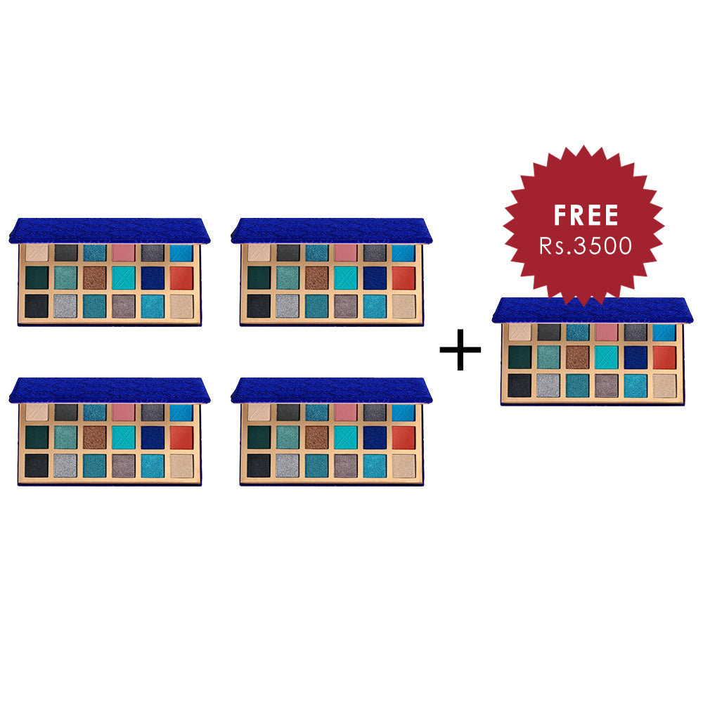 XX Revolution LuXX Eyeshadow Palette VorteXX 4pc Set + 1 Full Size Product Worth 25% Value Free