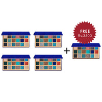 XX Revolution LuXX Eyeshadow Palette VorteXX 4pc Set + 1 Full Size Product Worth 25% Value Free