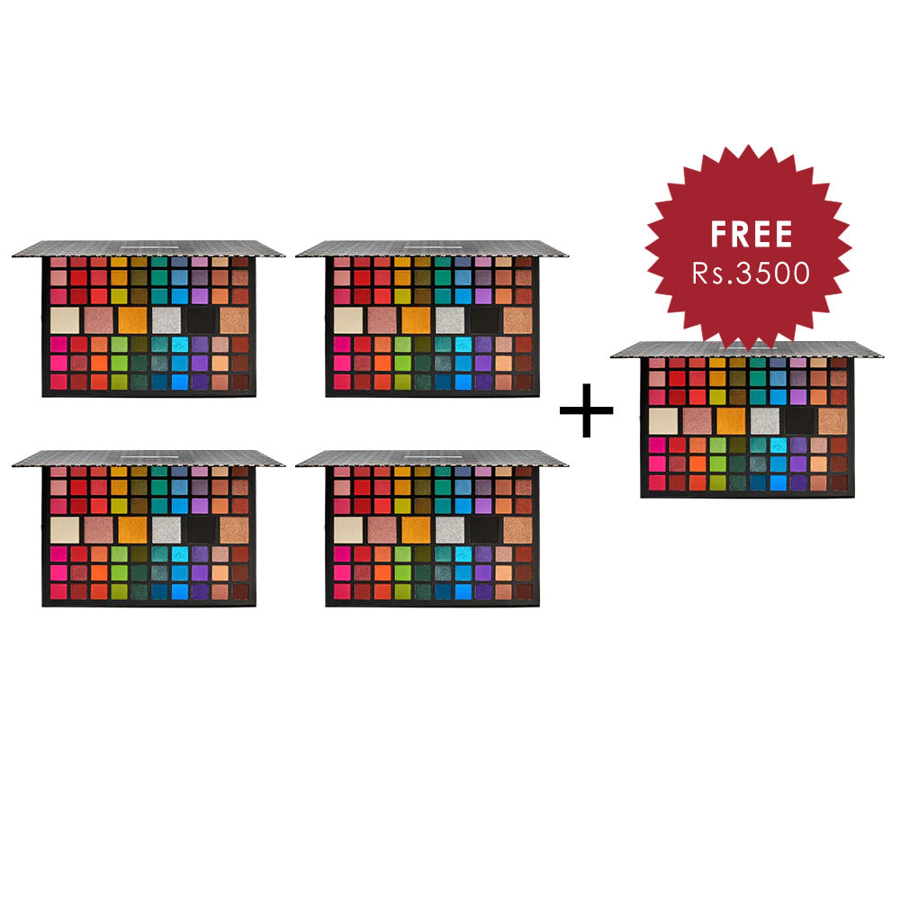 XX Revolution XXtravaganza Eyeshadow Palette 4pc Set + 1 Full Size Product Worth 25% Value Free