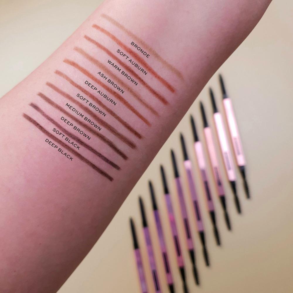 XX Revolution XXFine Micro Brow Pencil - Deep Brown 4pc Set + 1 Full Size Product Worth 25% Value Free