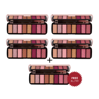 Makeup Revolution Soft Glamour Eyeshadow Palette Soft Luxe 4pc Set + 1 Full Size Product Worth 25% Value Free