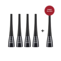 Wet N Wild H2O Proof Liquid Eye Liner - Black 4pc Set + 1 Full Size Product Worth 25% Value Free
